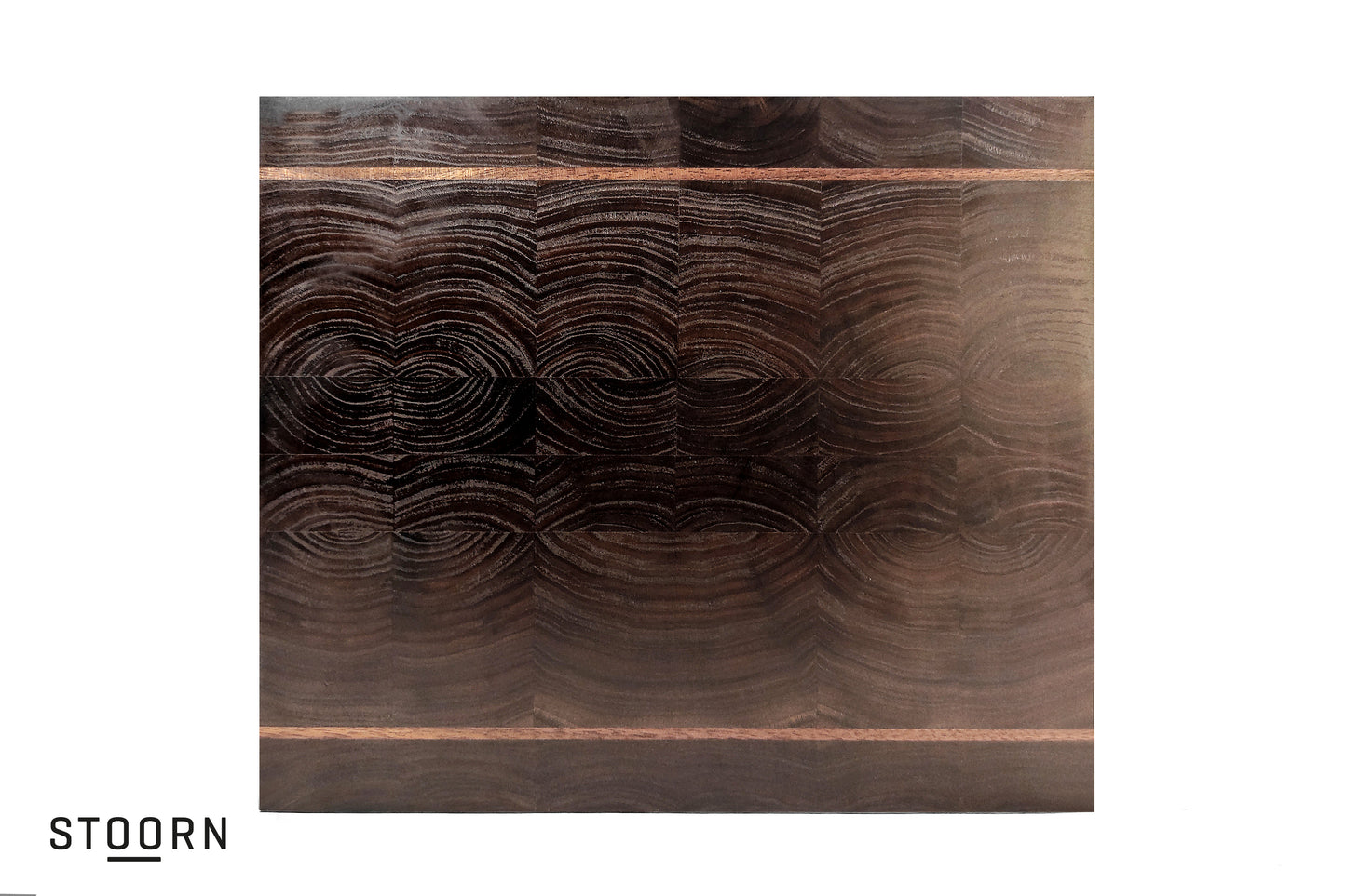 Black walnut cutting board with light stripes - FR_BW_03